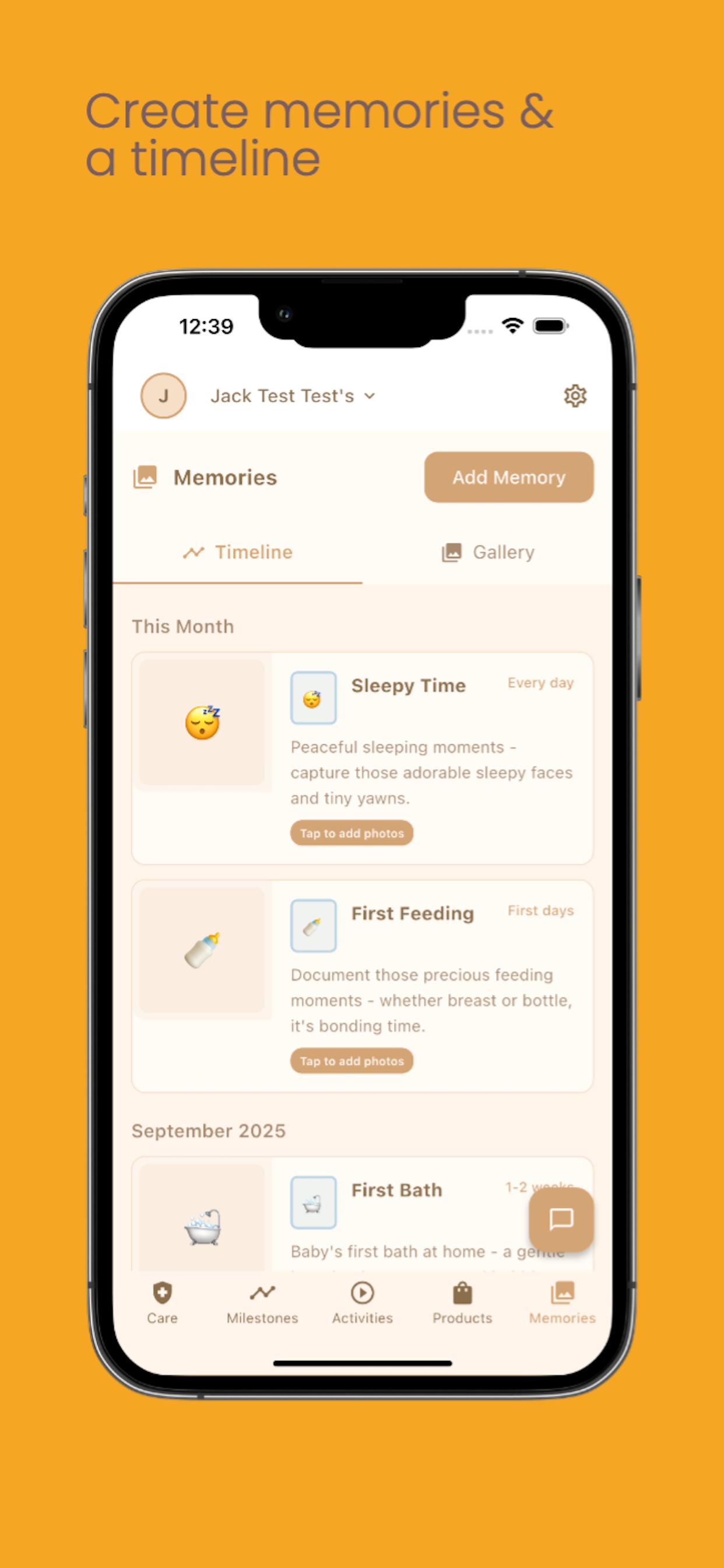 Create beautiful memory albums